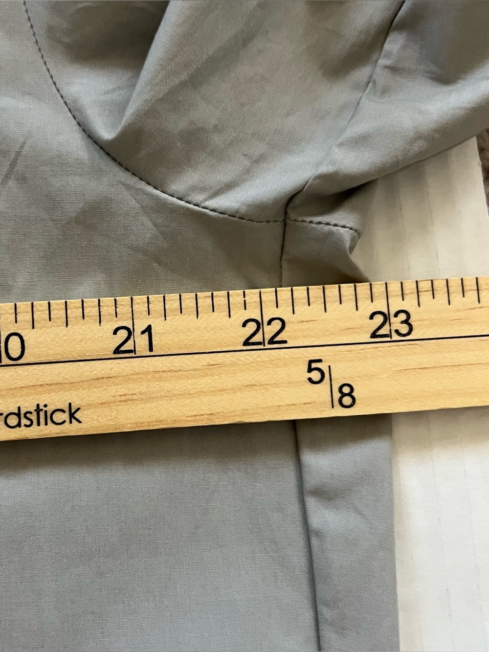 NWT Frankie Shop Liu Organic Cotton Shirt Ice Gray Oversized Minimalist Small - Picture 14 of 16